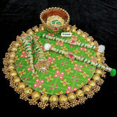 Wooden Mehndi Ceremony Platter: Beautifully Handmade for Wedding Occasions, Return Gifts, Mehndi Function, Mehndi Ceremony, Mehndi Tray